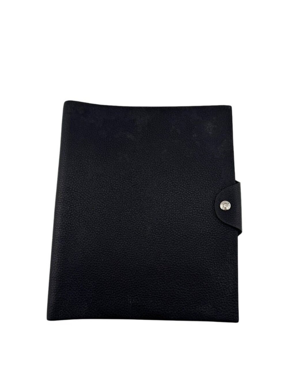 Hermes Ulysse PM Leather Notebook Cover Black Agenda